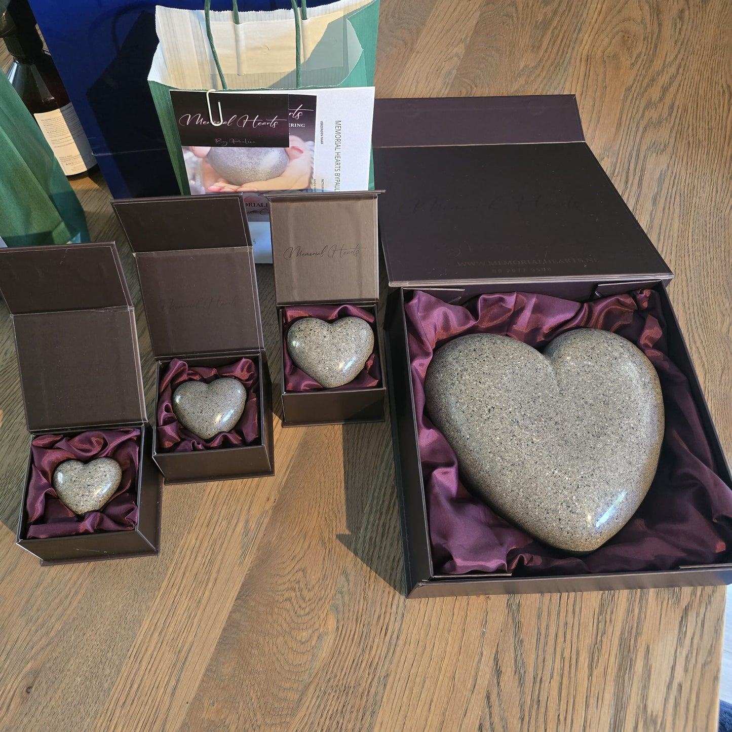 XL Memorial Heart 'groot' — een volwaardig alternatief voor de urn